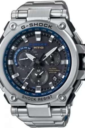 Image of Mens Casio Premium G-Shock MT-G GPS Alarm Chronograph Radio Controlled Watch MTG-G1000D-1A2ER