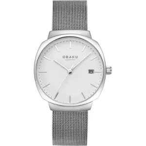Image of Ladies Obaku Felt Lille Steel Watch