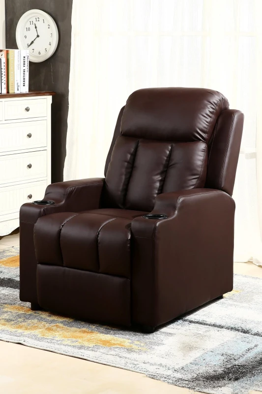 Image of Studio Recliner Chair - Brown, Brown 5.05574E+12