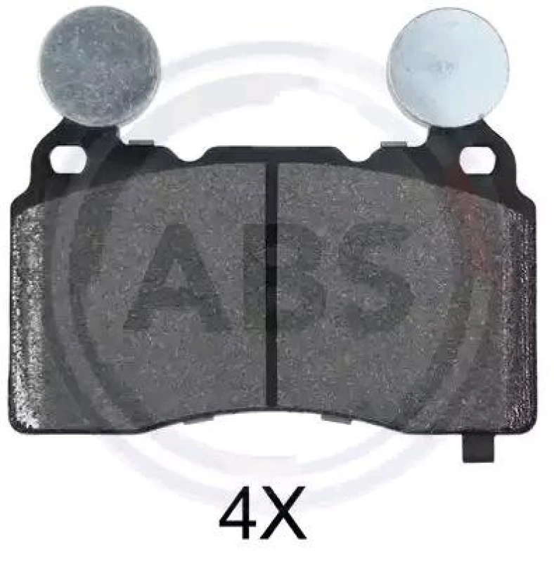 Image of A.B.S. 35051 Brake pad set with acoustic wear warning Brake Pad Set,disc brake (402)