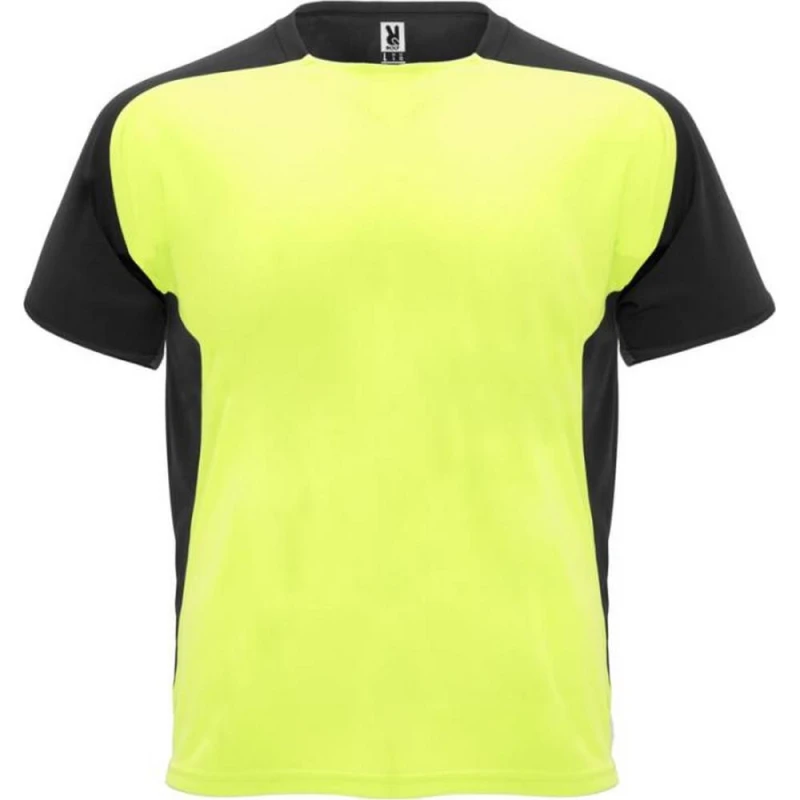 Image of ROLY ROLY Men Bugatti Sports T-Shirt in Bright Yellow Size: Small Bright Yellow S Male 5063574291439