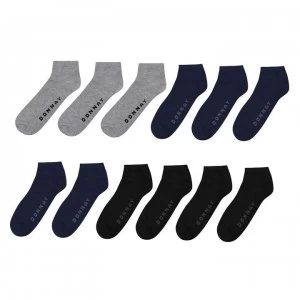Image of Donnay Trainer Socks 12 Pack Mens - Dark Asst