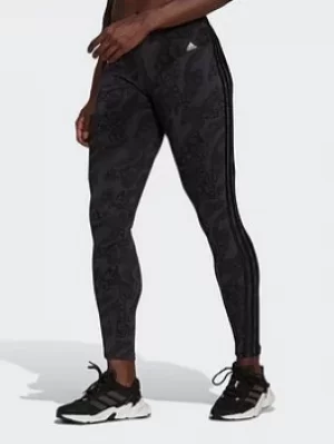 Image of Adidas Sportswear Future Icons Animal-Print Leggings