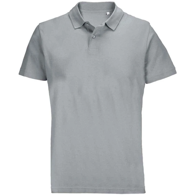 Image of SOL'S Pulse Pique Polo Shirt in Mid Grey Size: Small Mid Grey Unisex S