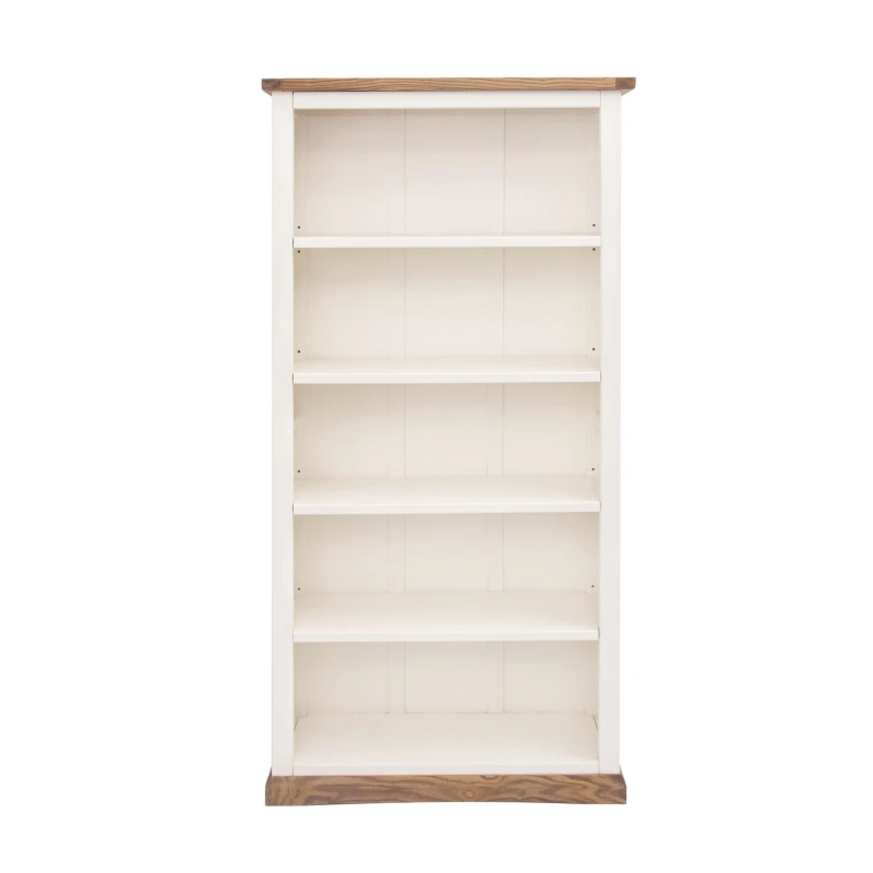 Image of Cabinet Bits Tropea Off White Bookcase 180X90X30Cm