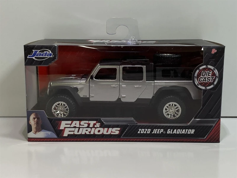 Image of Jada Fast and Furious Hobbs and Shaw 2020 Jeep Gladiator 1:32 Jada 32031 Silver unisex
