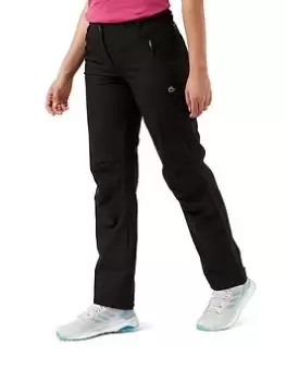 Image of Craghoppers Airedale Waterproof Trousers - Black, Size 12, Women