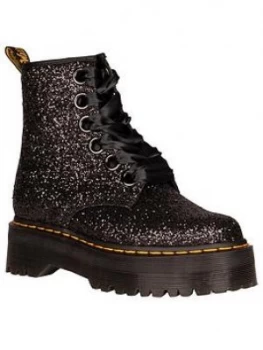Image of Dr Martens Molly Glitter Ankle Boots - Black
