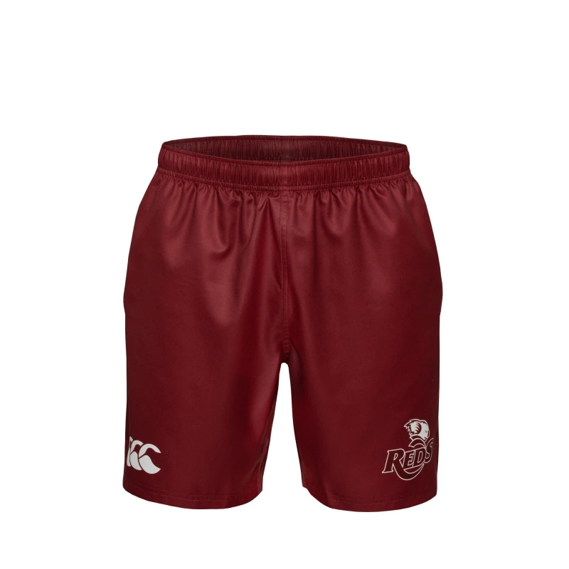 Image of Canterbury Queensland Reds Gym Shorts 2025 Adults - Blue Blue S