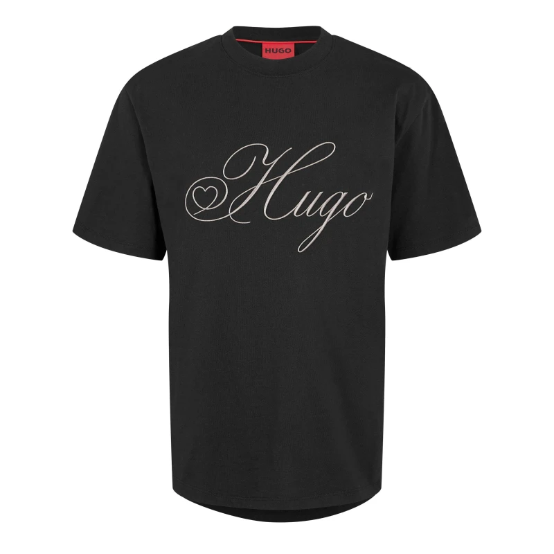 Image of Hugo Dalent 10272987 01 Polo Shirt Mens Black male M