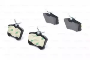 Image of Bosch 0986466683 BP689 Brake Pad Set Disc Brake Rear Axle