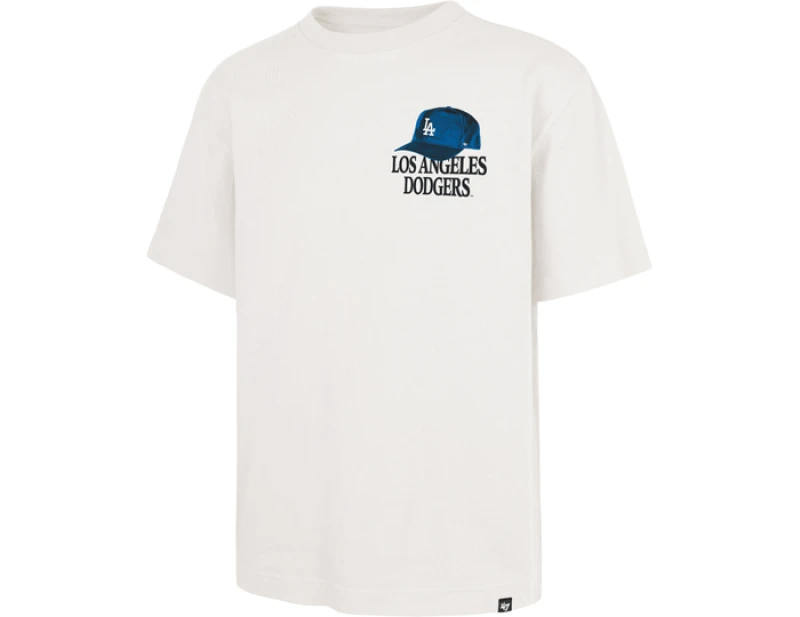 Image of '47 Brand Mlb Los Angeles Dodgers In The Paper Foundation T-Shirt Sandstone M