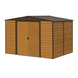 Image of Rowlinson Woodvale 10ft x 8ft Metal Apex Garden Shed