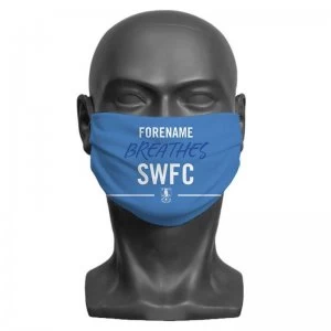 Image of Personalised Breathes Sheffield Wednesdays FC Face Mask