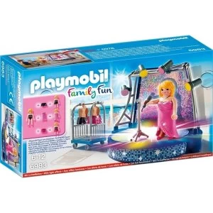 Image of Playmobil Family Fun Singer and Stage with LED Lighting Effects