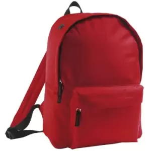 Image of SOLS Kids Rider School Backpack / Rucksack (ONE) (Red) - Red