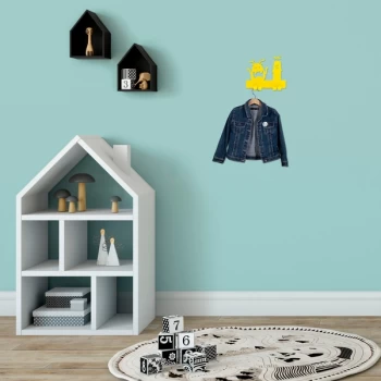 Image of Cute Things 3 - Yellow Yellow Metal Wall Hook