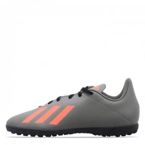 Image of adidas X 19.4 Junior Astro Turf Trainers - Leg Green/Orange