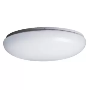 Image of Robus Lustre White 18W LED Colour Selectable Non-Dimmable Surface Fitting
