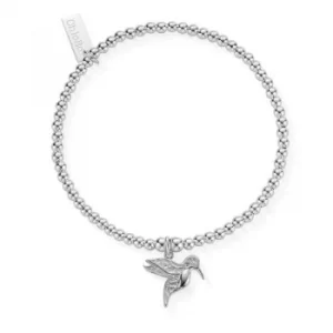 Image of ChloBo Sterling Silver Cute Charm Hummingbird Bracelet