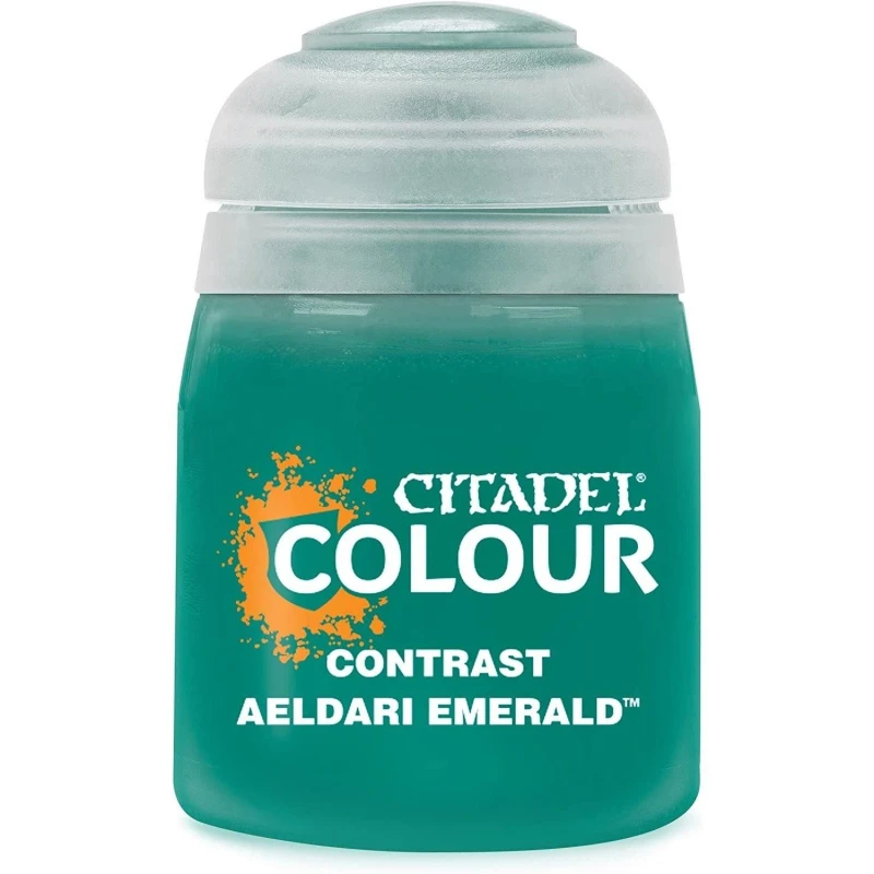 Image of Citadel Games Workshop Colour Contrast: Aeldari Emerald (18ml) Paint Multi