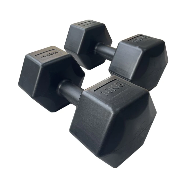 Image of HXGN 10KG x 2 Hex Dumbbells Black unisex