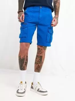 Image of Joe Browns Cool To Be Customised Shorts - Blue Size 34, Men