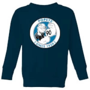 Image of Popeye Popeye 90th Kids Sweatshirt - Navy - 9-10 Years