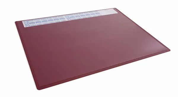 Image of Durable Durable 722303 Desk pad Four-year planner Red, Transparent (W x H) 650 mm x 500 mm 722303