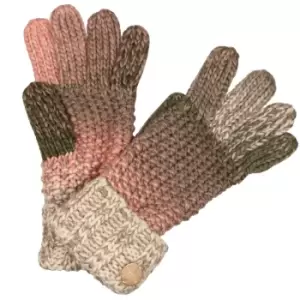 Image of Regatta Womens Frosty Glove V Warm Knit Winter Gloves Large / Extra Large