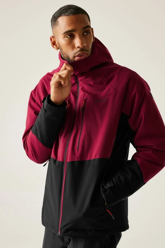 Image of Regatta Regatta Men Highton Stretch Padded Insulated Jacket in Maroon Size: 3X-Large Maroon XXXL Male 5063516129912
