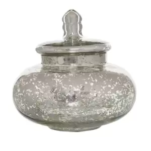 Image of Small Silver Squat Trinket Jar