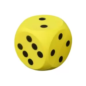 Image of Uncoated Foam Dice Yellow