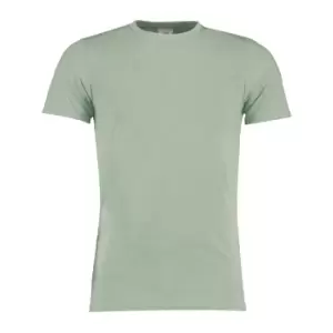 Image of Kustom Kit Mens Superwash 60 Fashion Fit T-Shirt (L) (Sage Marl)