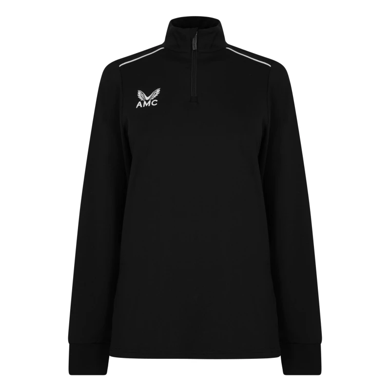 Image of Castore Quarter Zip Tennis Top Womens - Black 8