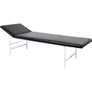 Image of SOHNGEN First-aid room couch, adjustable head piece, Black fabric covering