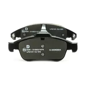 Image of DELPHI Brake pad set PEUGEOT,CITROEN,DS LP2101 1611838580,1617272980,1623816280 1647862480,425361,425412,425413,425425,425465,4254C0,E172295,425361