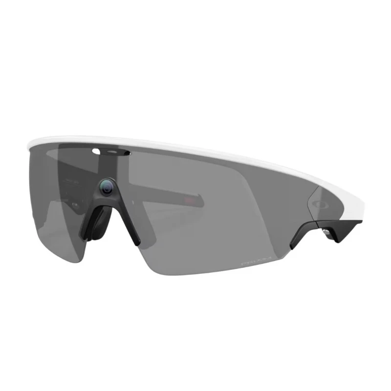 Image of OAKLEY Meta Vanguard Glasses - White with Prizm Black Lenses 888392690388