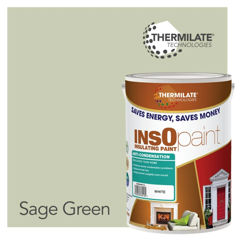 Image of THERMILATE TECHNOLOGIES Anti Condensation Paint - 5L in Sage Green Sage Green Unisex 5L