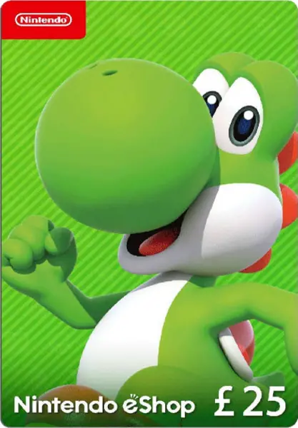 Image of Nintendo E Shop Gift Card £25 Nintendo Switch Game
