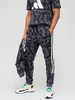 Image of adidas Future Icon Camo Pant - Grey/Black, Grey/Black, Size S, Men