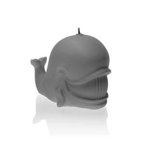 Image of Gray Matt Whale Candle