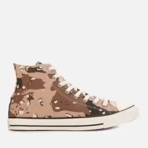 Image of Converse Mens Chuck Taylor All Star Archive Prints Hi-Top Trainers - Desert Camo - UK 8