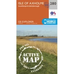 Image of Isle of Axholme, Scunthorpe and Gainsborough by Ordnance Survey (Sheet map, folded, 2015)