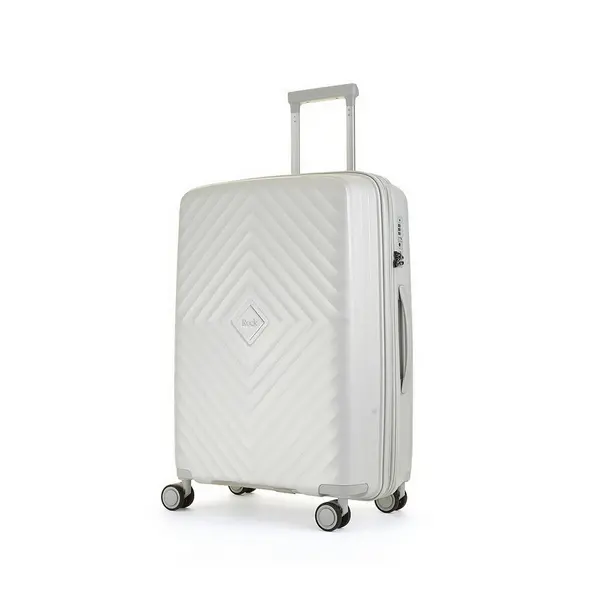 Image of Rock Luggage Infinity VEO07 Medium Hardshell Pearl Suitcase