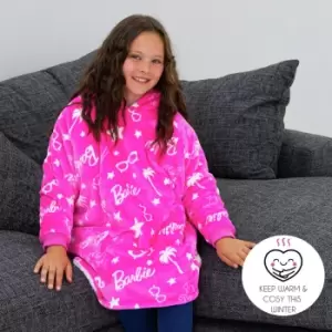 Image of Hugzee Barbie Stars Wearable Hooded Blanket - Medium