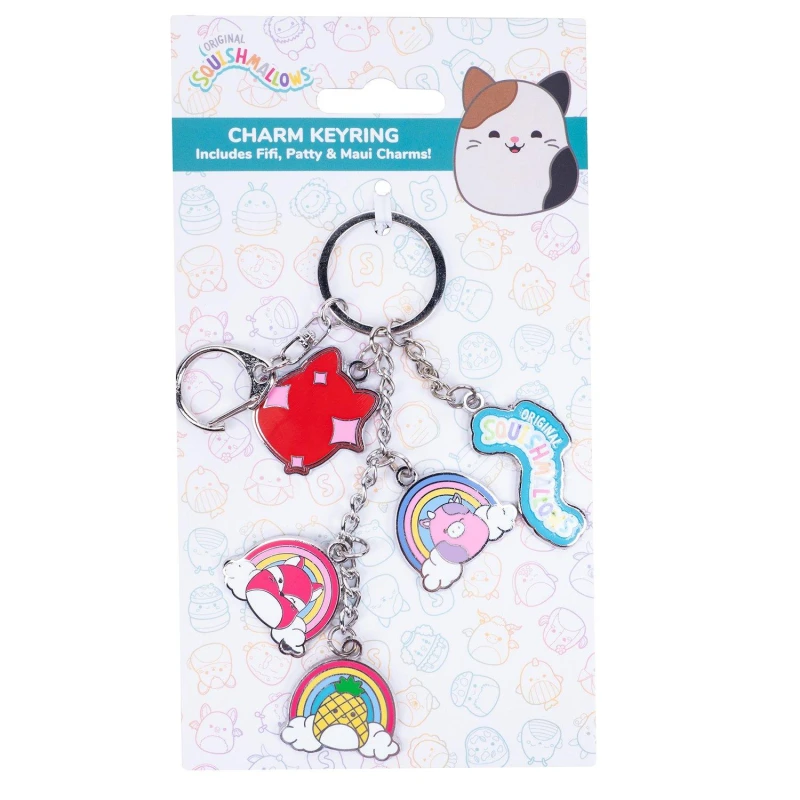 Image of Squishmallows Charm Keyring Multi unisex One Size