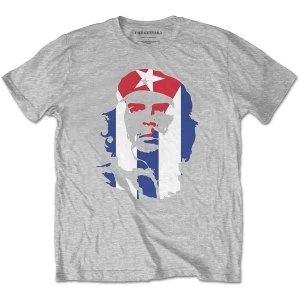 Image of Che Guevara - Star and Stripes Unisex Medium T-Shirt - Grey