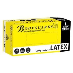 Image of Latex Gloves Powdered Disposable Medium Pack 100