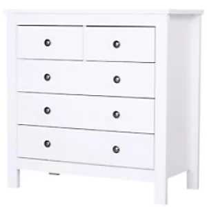 Image of HOMCOM Drawer Cabinet 805 x 790 x 395mm White
